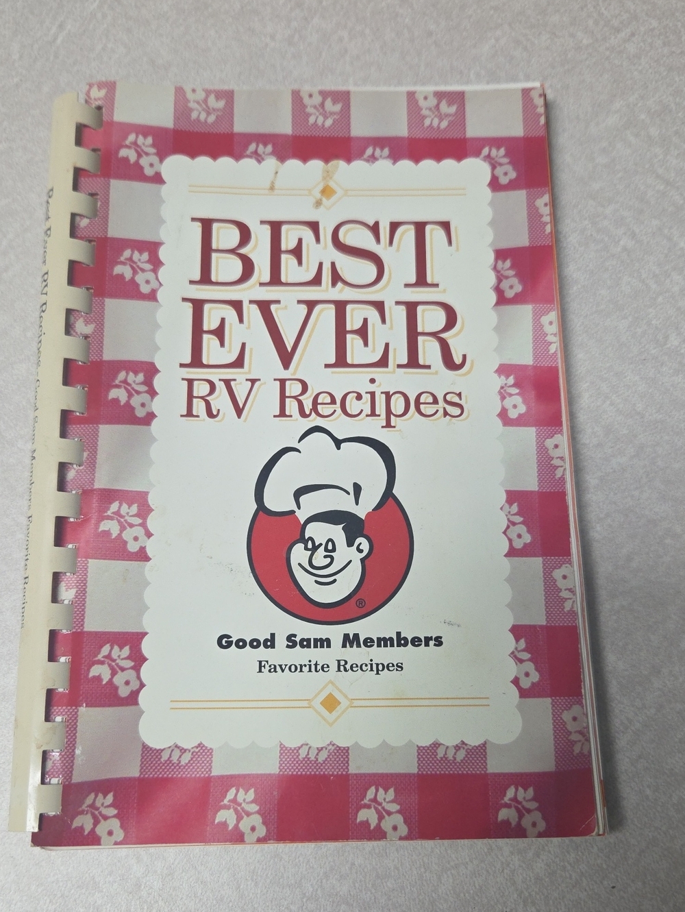 Pink Check Best Ever RV Recipes Cookbook
